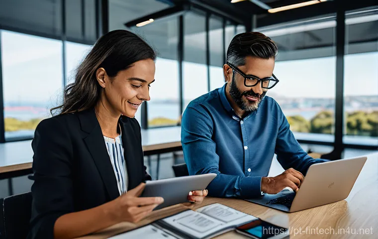 금융 빅데이터 활용 - **Prompt:** "A dynamic montage showcasing diverse Portuguese citizens, spanning different age groups...