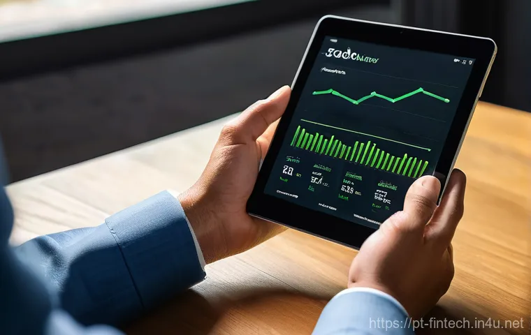 AI 투자 포트폴리오 관리 - **Prompt 2: Abstract Visualization of AI Identifying Market Opportunities**
    "An abstract digital...