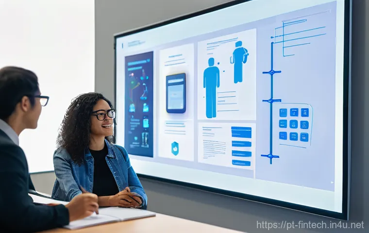 AI 기술을 활용한 시장 예측 - **Prompt:** "A vibrant, bustling interior of a high-tech Portuguese retail store, resembling a depar...